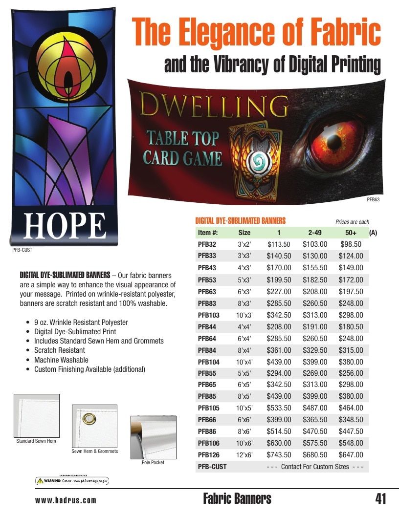 Hadrus Vinyl Graphics Vinyl Graphics Catalog Weekly Ad January 1 - December 31, 2026