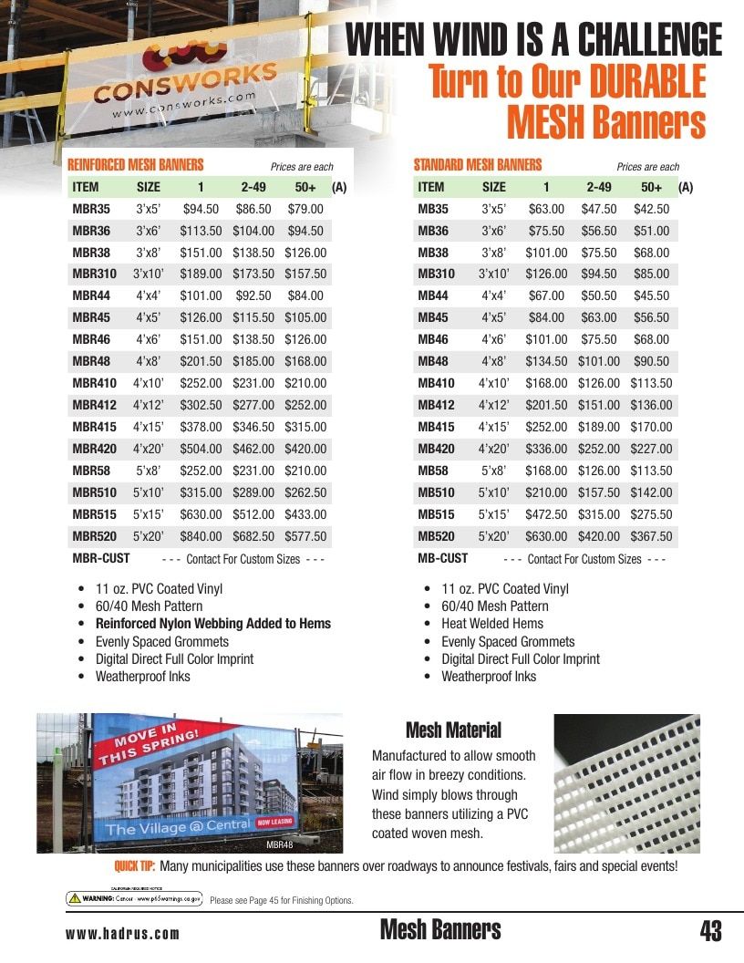 Hadrus Vinyl Graphics Vinyl Graphics Catalog Weekly Ad January 1 - December 31, 2026