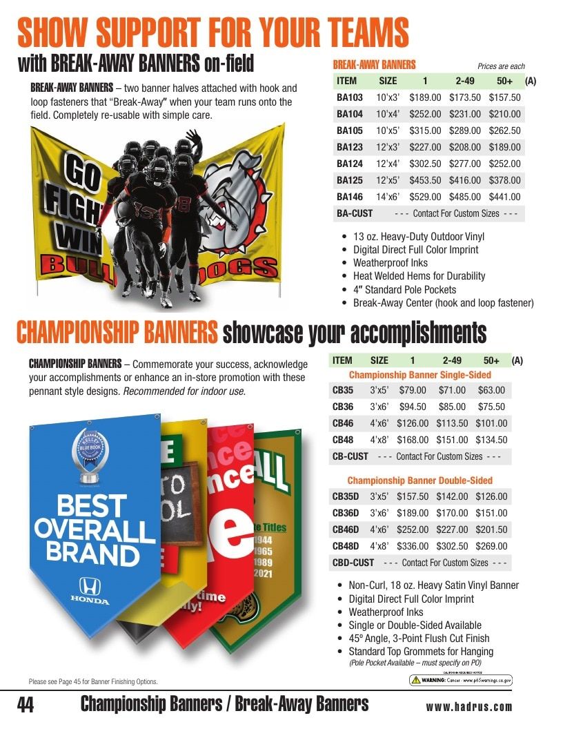 Hadrus Vinyl Graphics Vinyl Graphics Catalog Weekly Ad January 1 - December 31, 2026