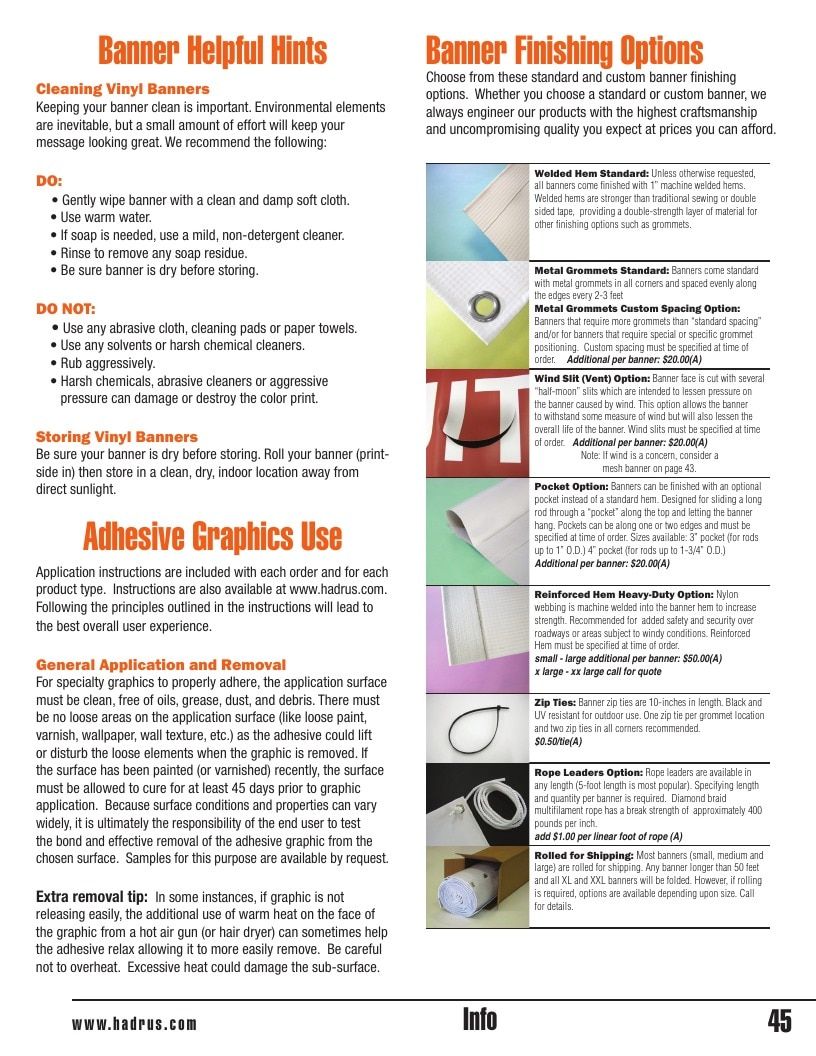 Hadrus Vinyl Graphics Vinyl Graphics Catalog Weekly Ad January 1 - December 31, 2026