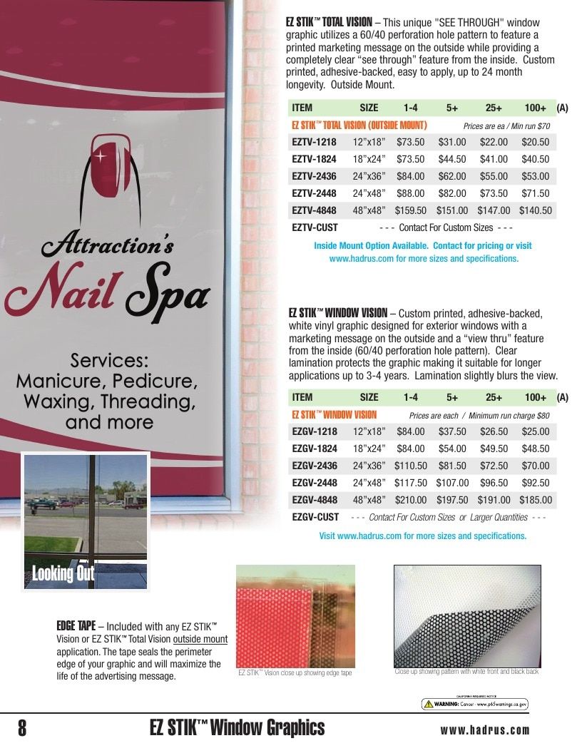Hadrus Vinyl Graphics Vinyl Graphics Catalog Weekly Ad January 1 - December 31, 2026
