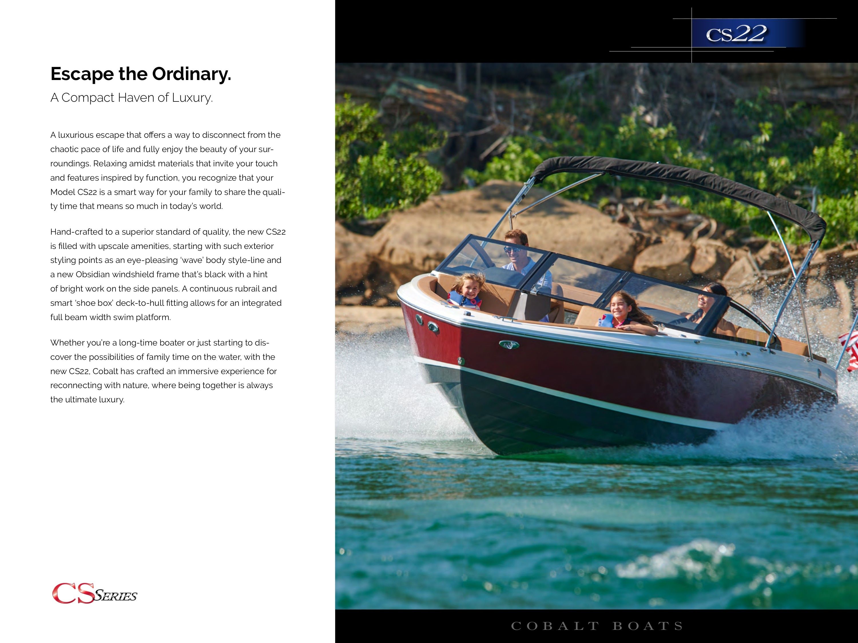 Hagadone Marine Group Cobalt Boats Catalog Weekly Ad January 1 - December 31, 2026