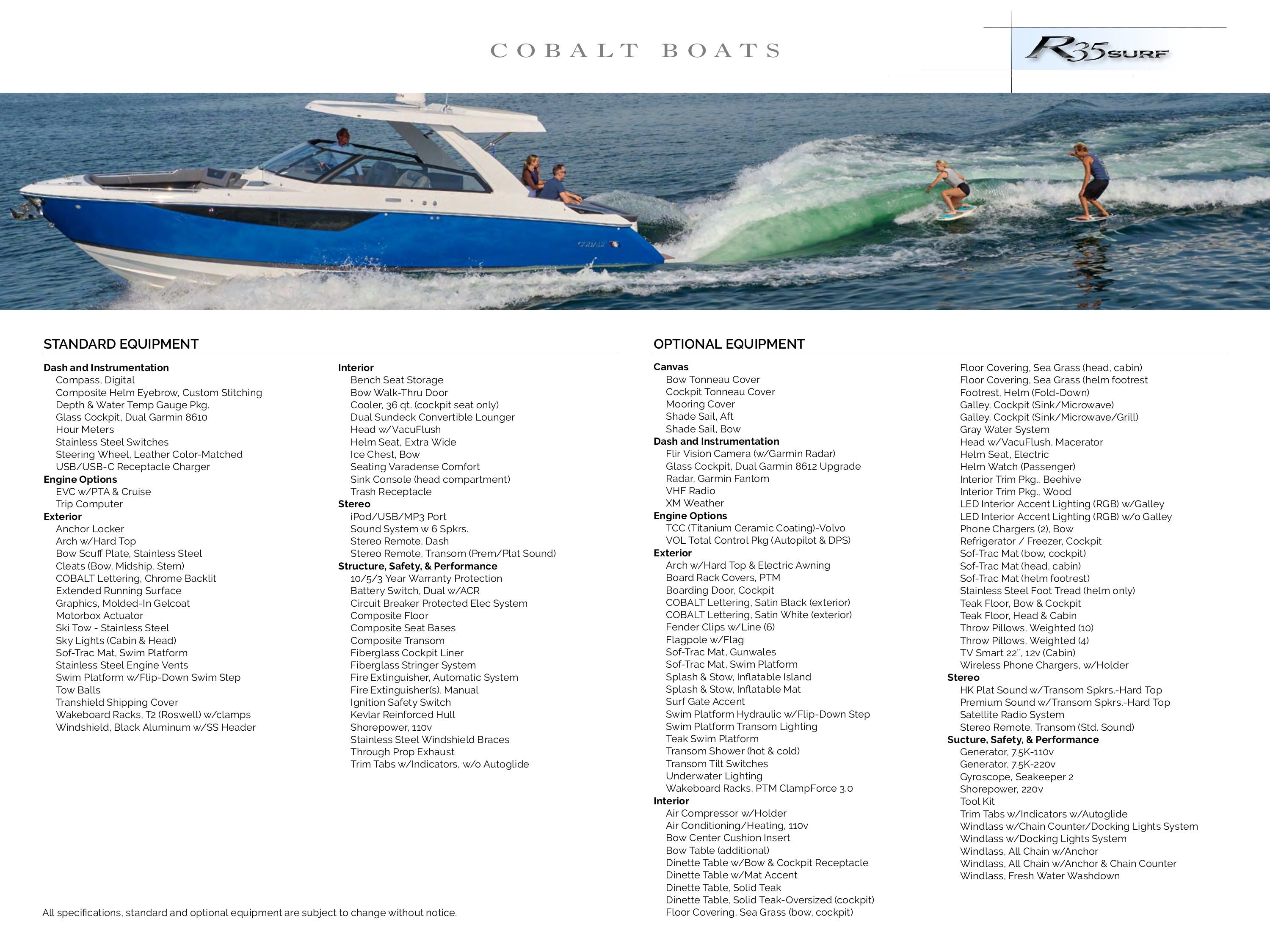 Hagadone Marine Group Cobalt Boats Catalog Weekly Ad January 1 - December 31, 2026