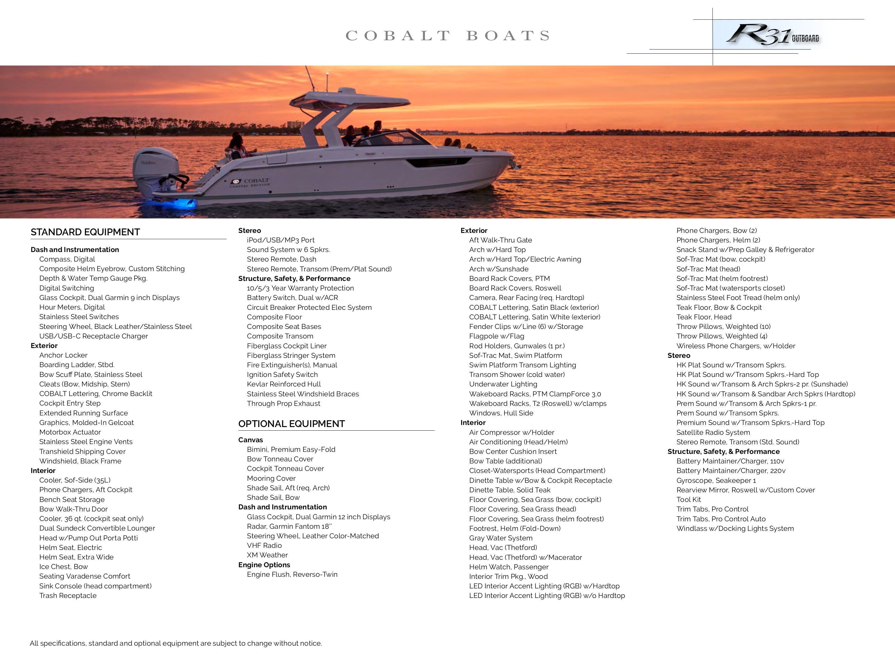 Hagadone Marine Group Cobalt Boats Catalog Weekly Ad January 1 - December 31, 2026