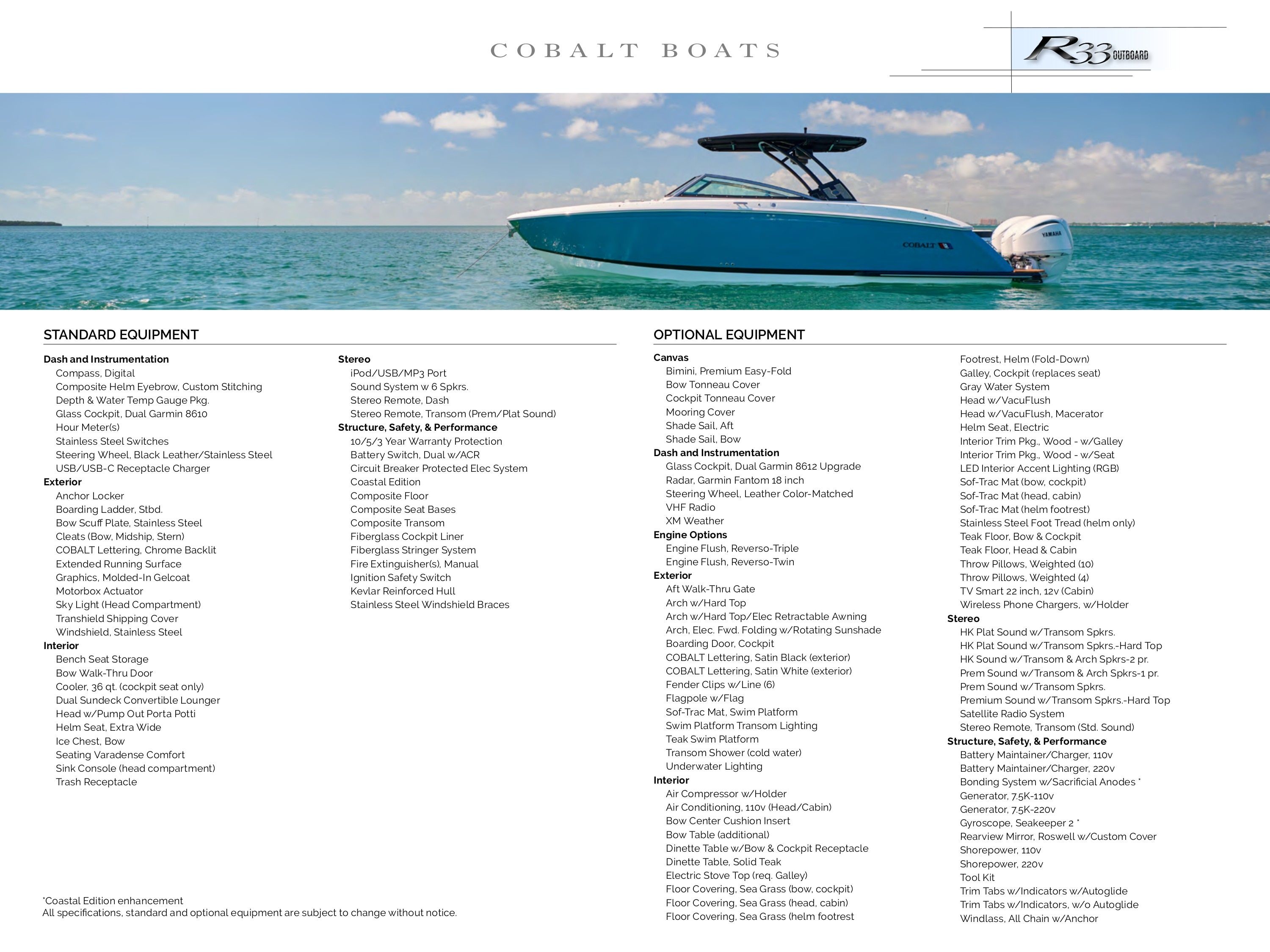 Hagadone Marine Group Cobalt Boats Catalog Weekly Ad January 1 - December 31, 2026