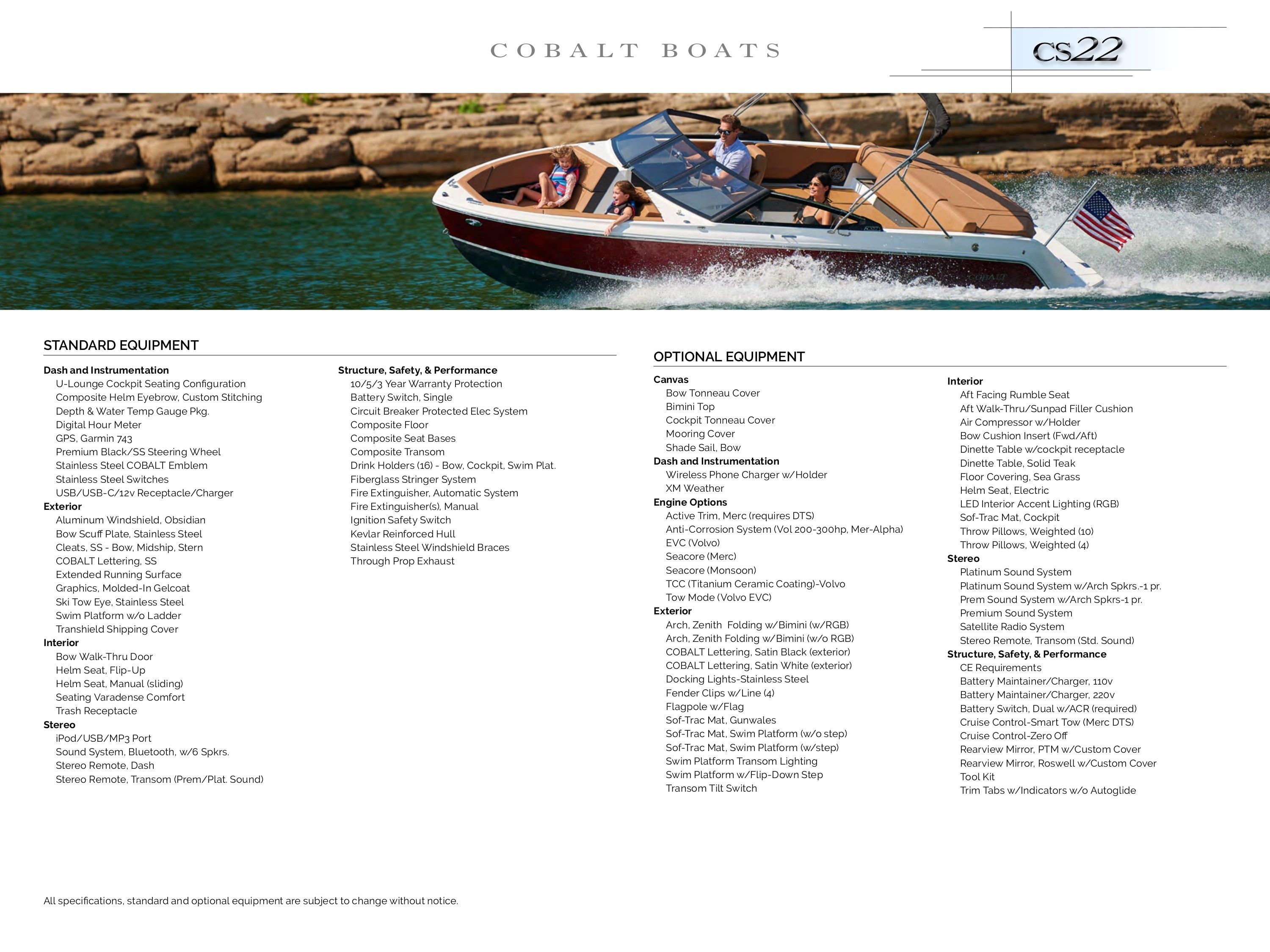 Hagadone Marine Group Cobalt Boats Catalog Weekly Ad January 1 - December 31, 2026