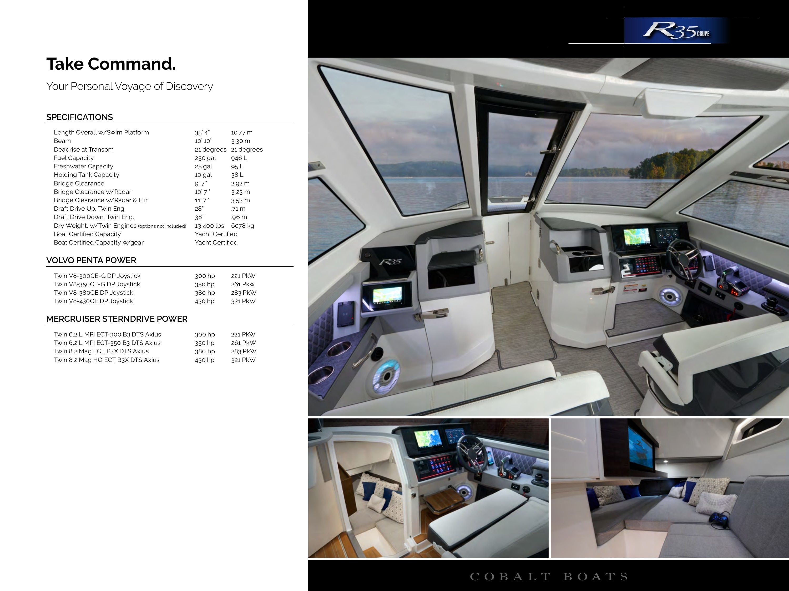 Hagadone Marine Group Cobalt Boats Catalog Weekly Ad January 1 - December 31, 2026