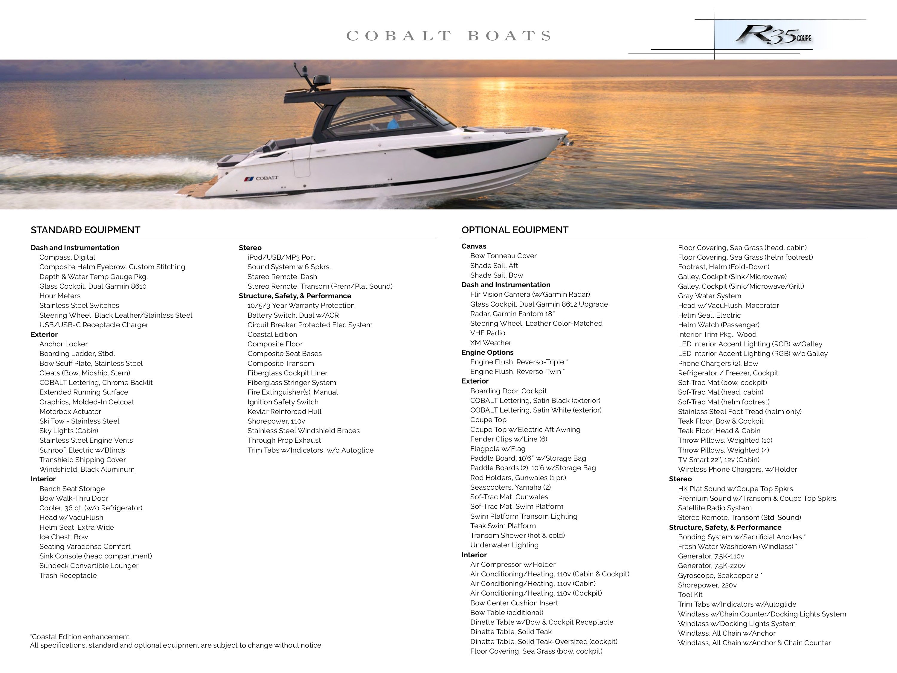 Hagadone Marine Group Cobalt Boats Catalog Weekly Ad January 1 - December 31, 2026