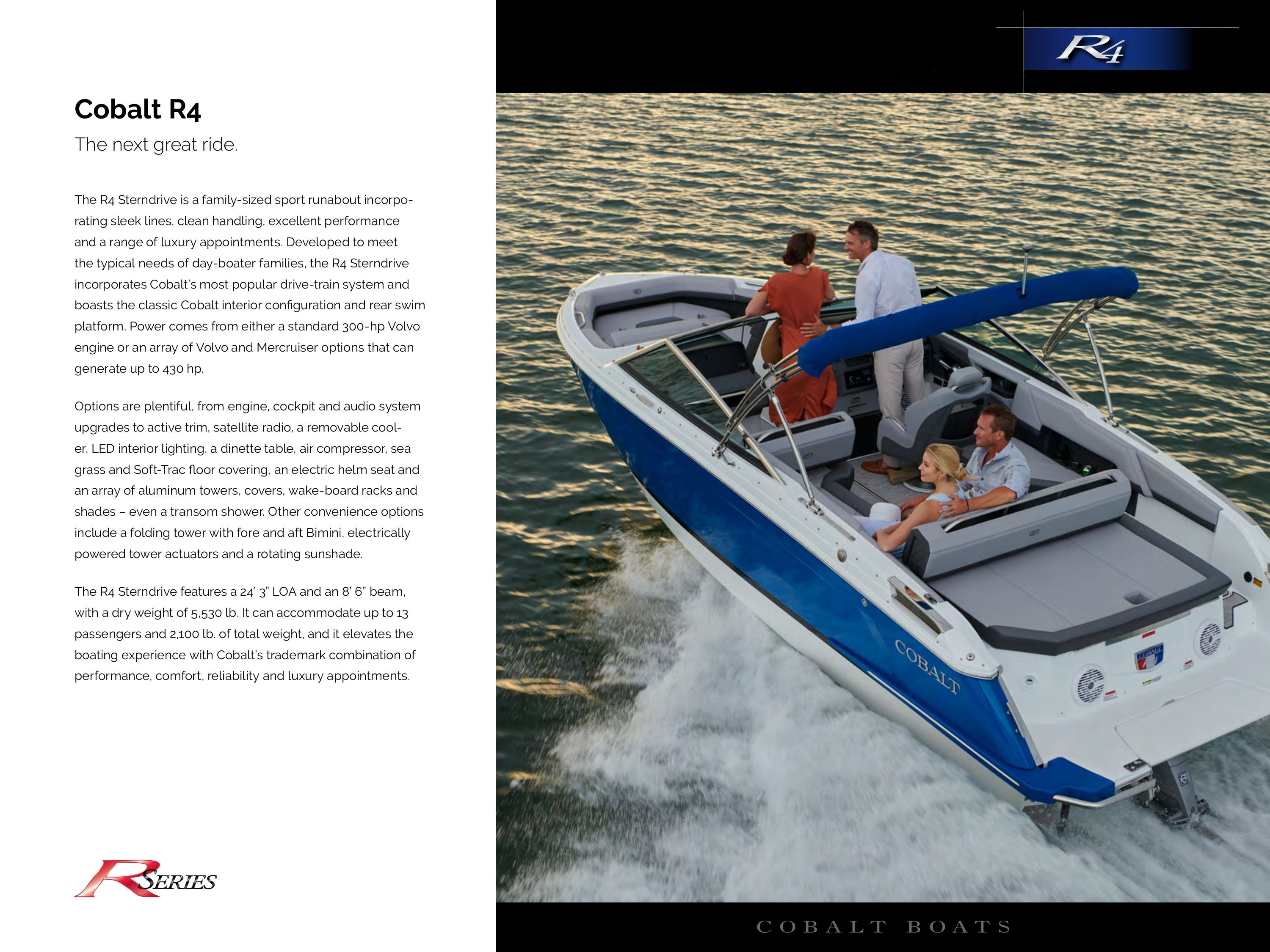 Hagadone Marine Group Cobalt Boats Catalog Weekly Ad January 1 - December 31, 2026