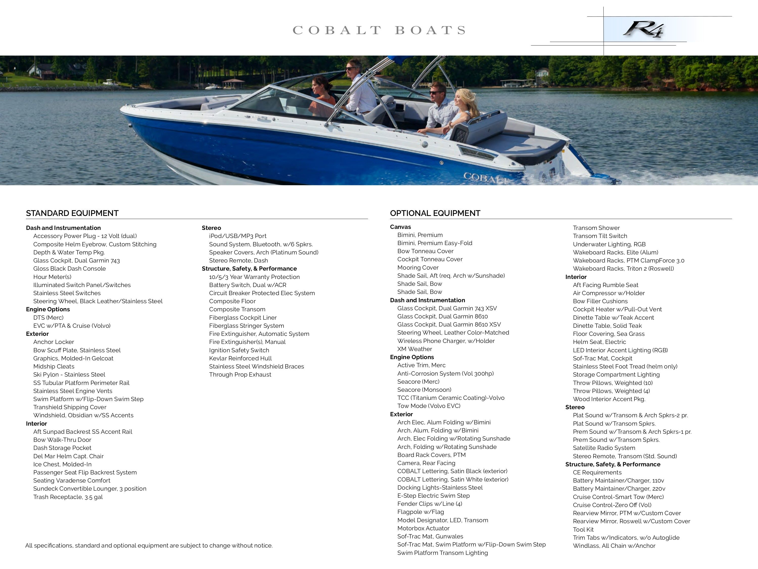 Hagadone Marine Group Cobalt Boats Catalog Weekly Ad January 1 - December 31, 2026