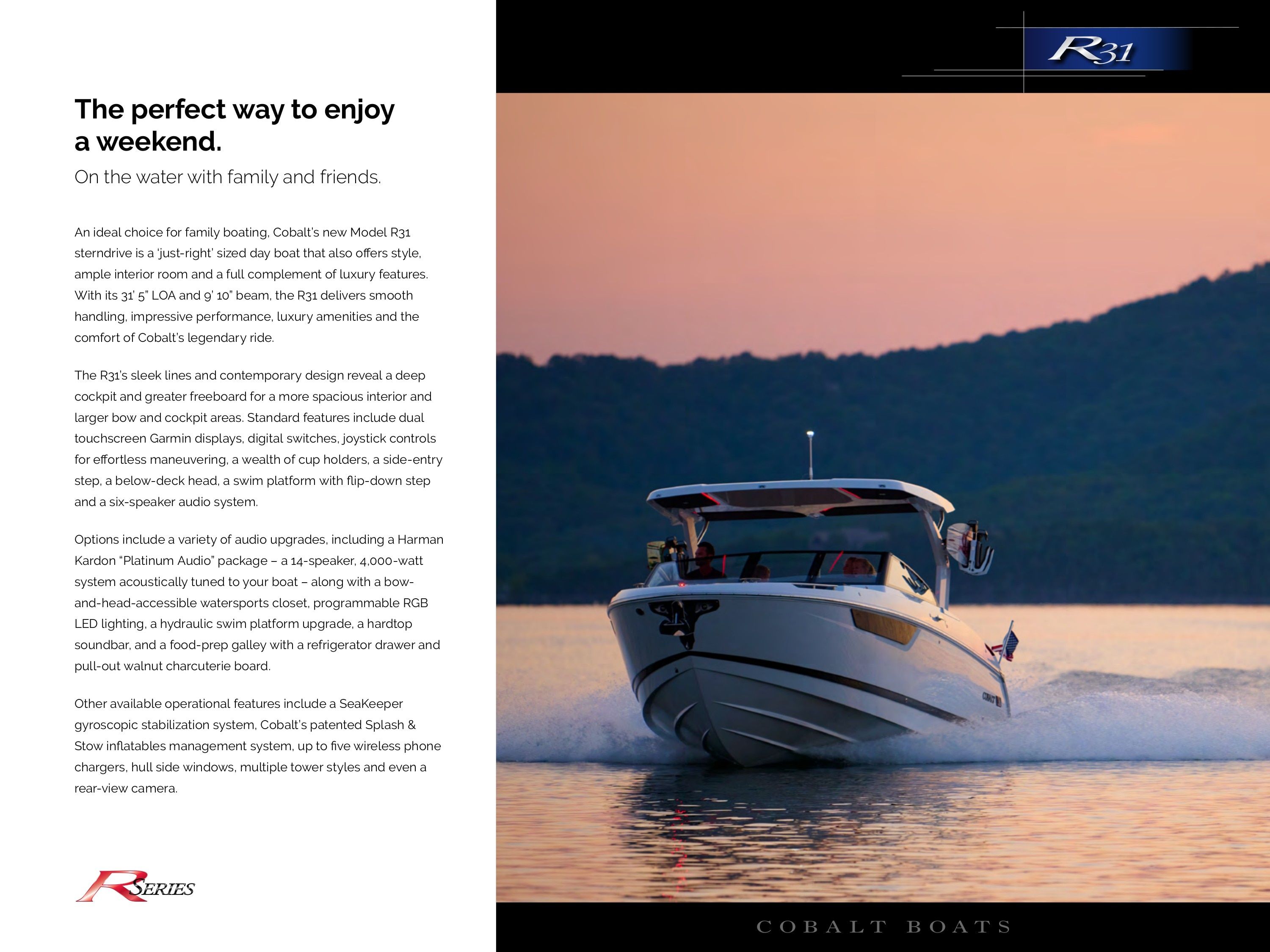 Hagadone Marine Group Cobalt Boats Catalog Weekly Ad January 1 - December 31, 2026