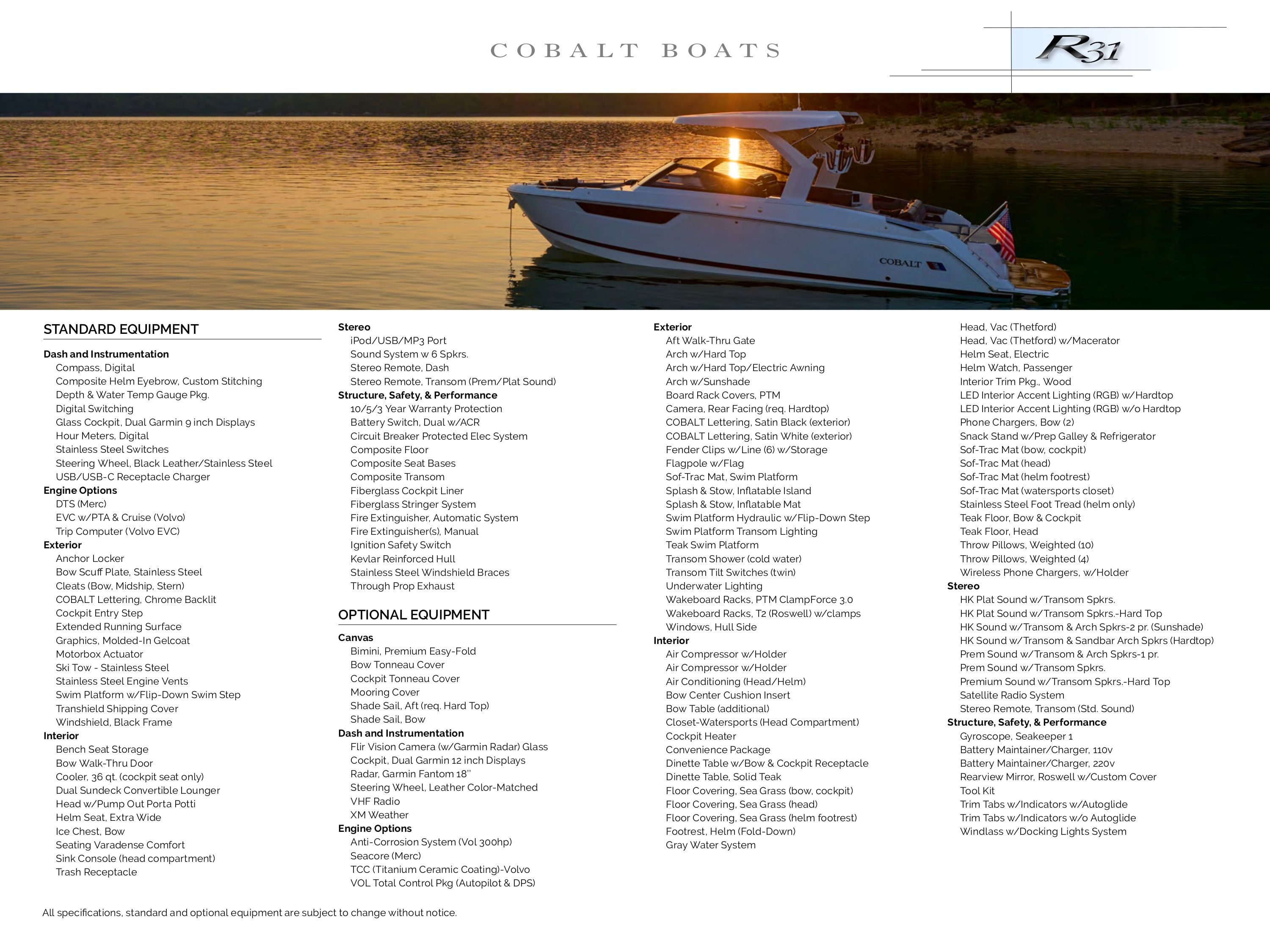 Hagadone Marine Group Cobalt Boats Catalog Weekly Ad January 1 - December 31, 2026