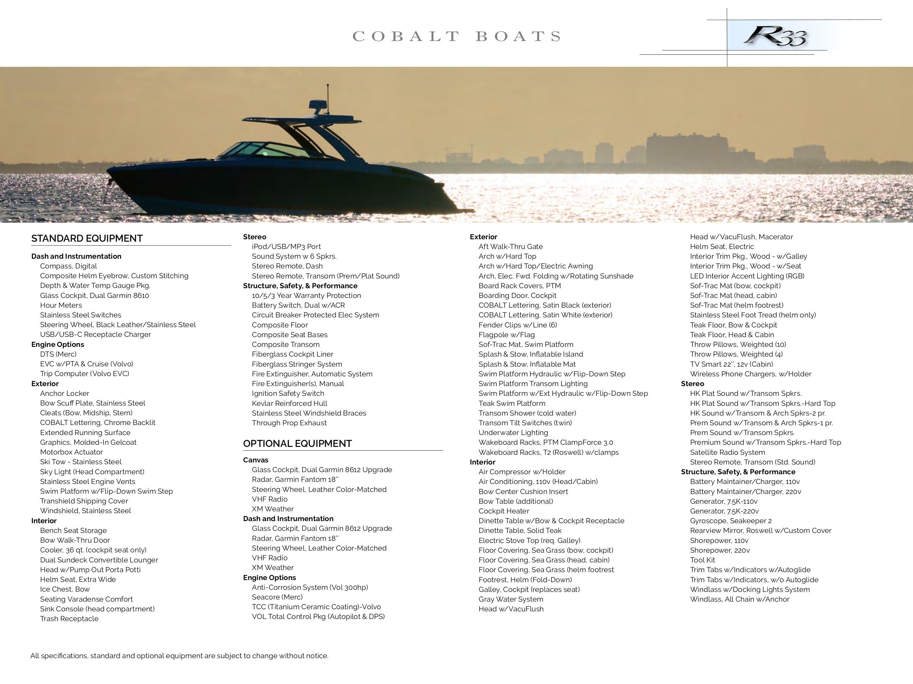 Hagadone Marine Group Cobalt Boats Catalog Weekly Ad January 1 - December 31, 2026