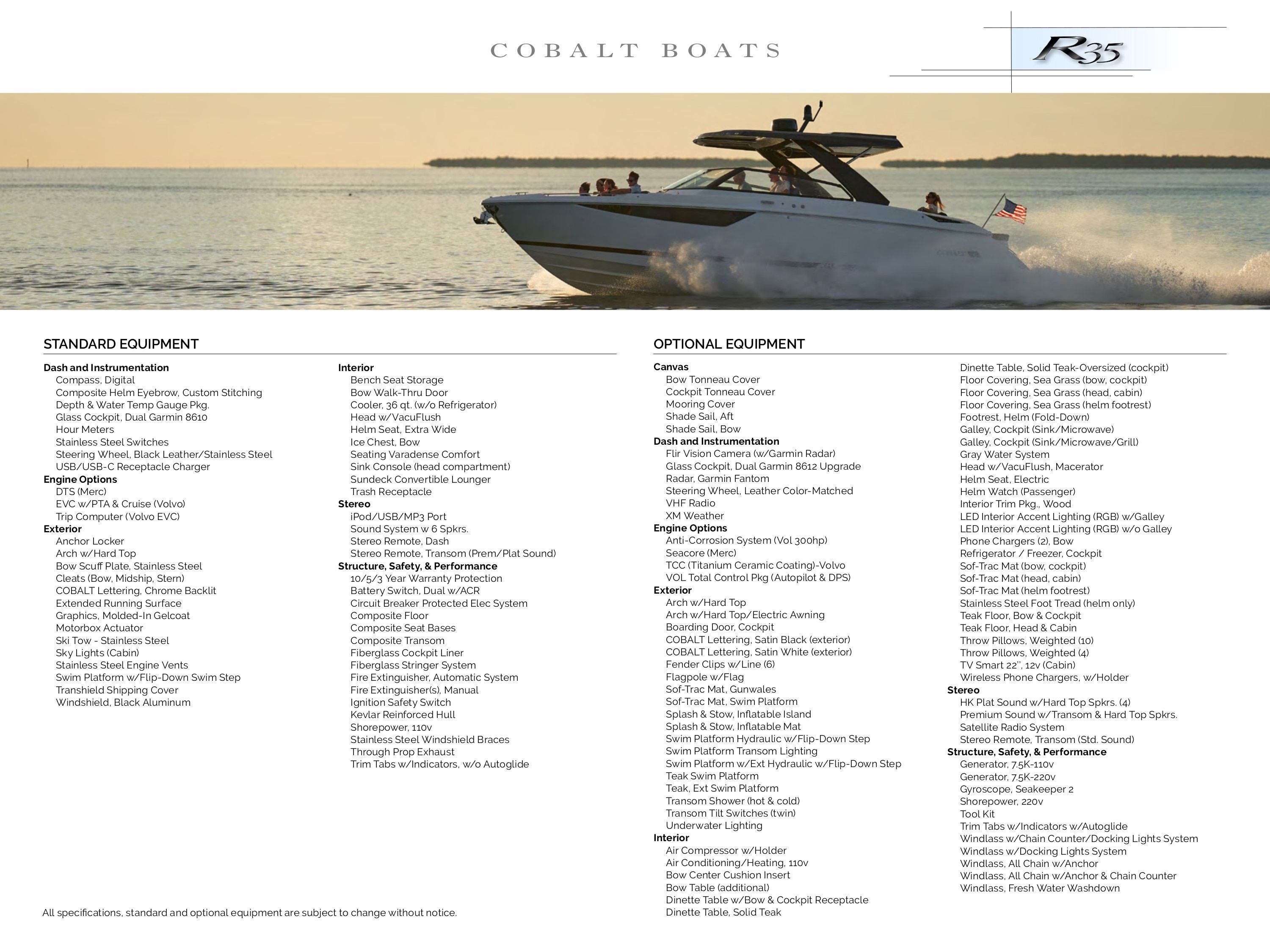 Hagadone Marine Group Cobalt Boats Catalog Weekly Ad January 1 - December 31, 2026