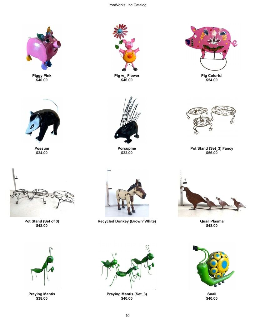 IronWorks, Inc. Garden Iron Products Catalog Weekly Ad January 1 - December 31, 2026