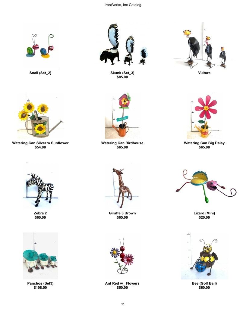 IronWorks, Inc. Garden Iron Products Catalog Weekly Ad January 1 - December 31, 2026