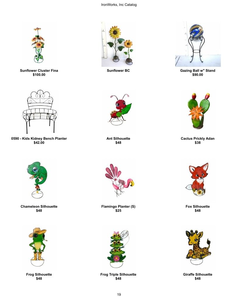 IronWorks, Inc. Garden Iron Products Catalog Weekly Ad January 1 - December 31, 2026