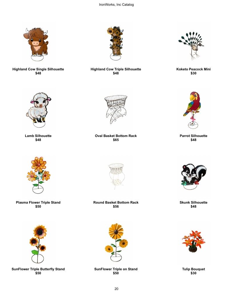 IronWorks, Inc. Garden Iron Products Catalog Weekly Ad January 1 - December 31, 2026