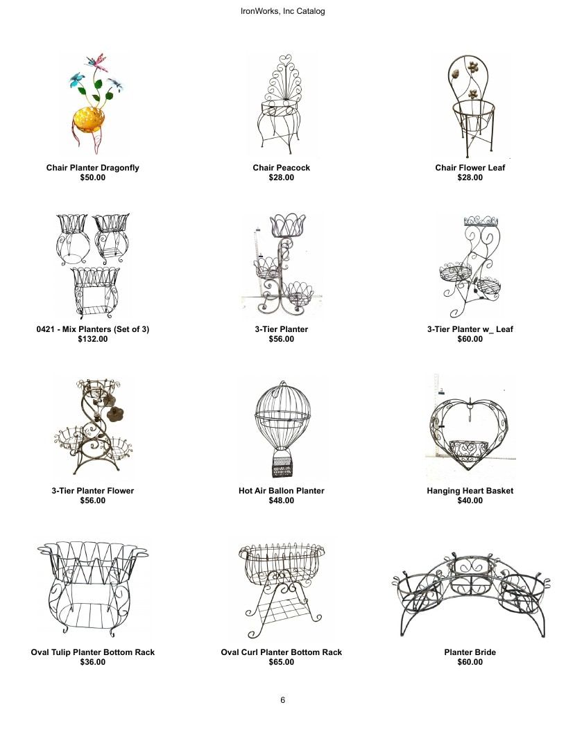 IronWorks, Inc. Garden Iron Products Catalog Weekly Ad January 1 - December 31, 2026