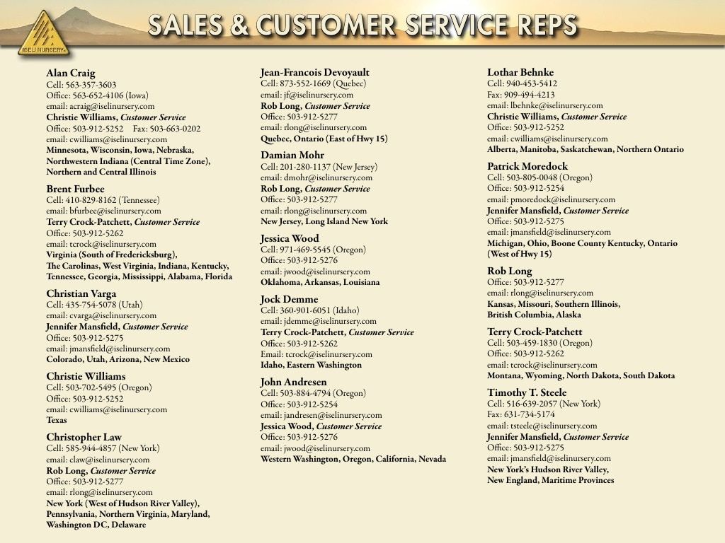 Iseli Nursery Wholesale Nursery Catalog Weekly Ad January 1, 2026 - December 31, 2027