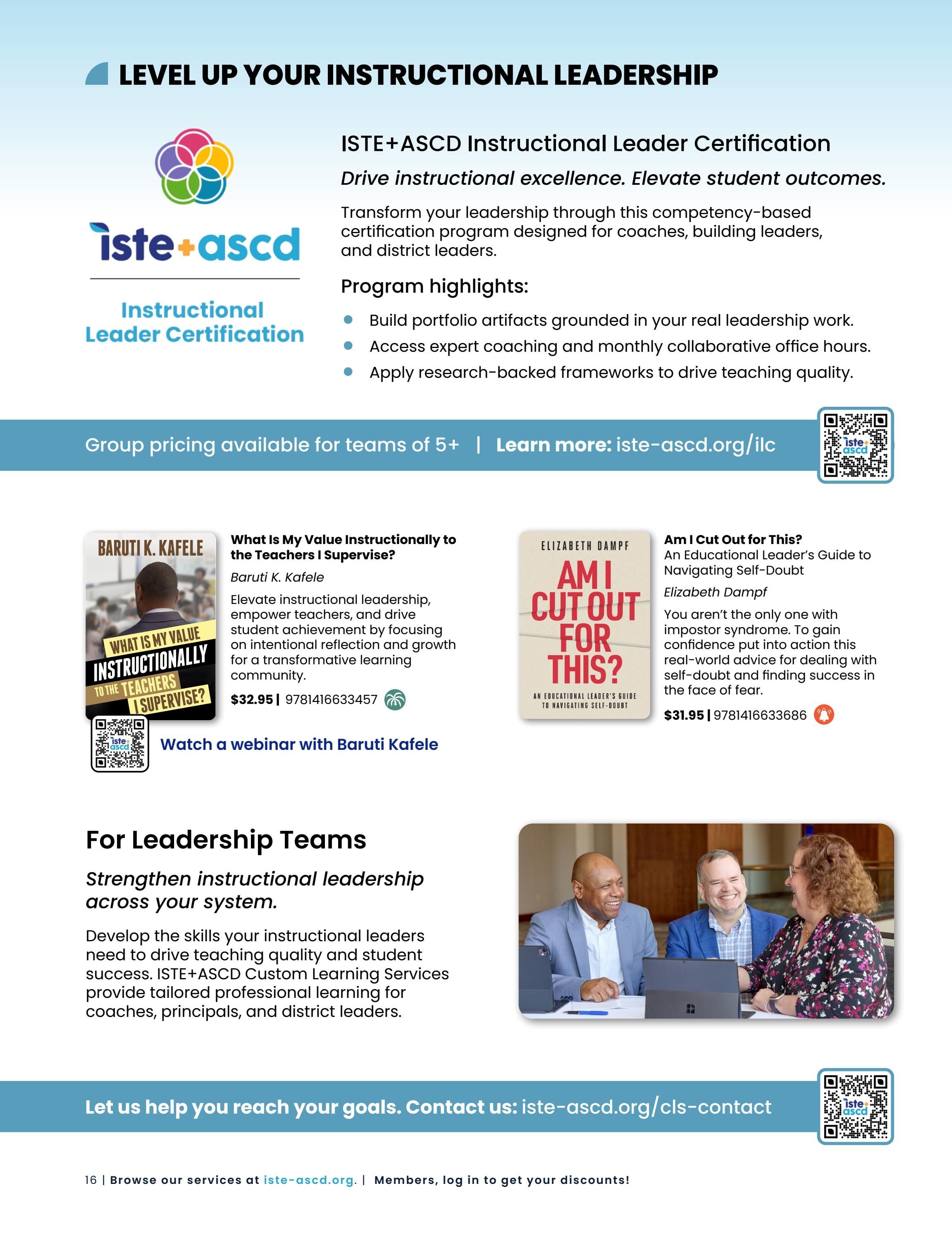 ISTE+ASCD Spring Education Catalog Weekly Ad January 1 - December 31, 2026