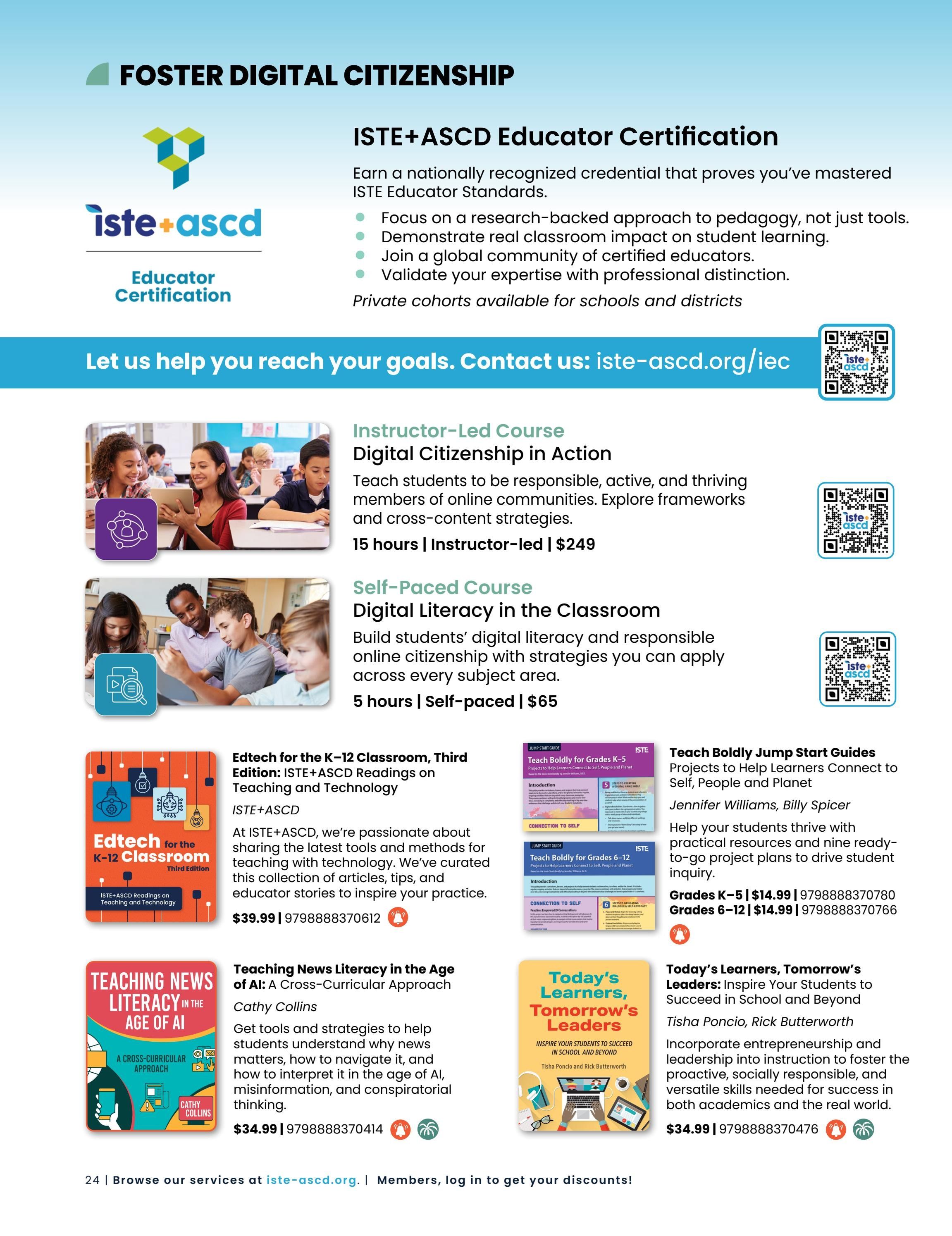ISTE+ASCD Spring Education Catalog Weekly Ad January 1 - December 31, 2026