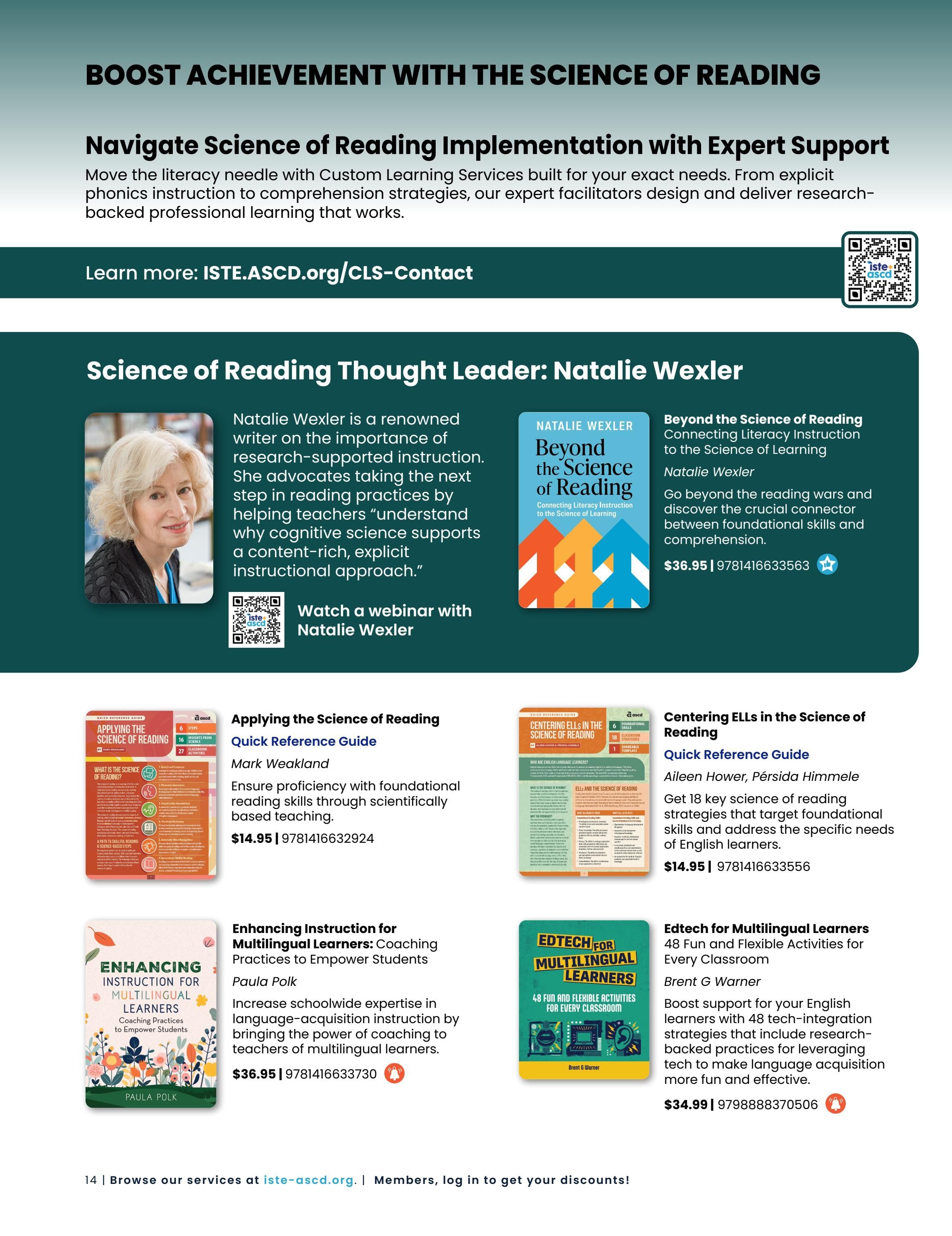ISTE+ASCD Winter Education Catalog Weekly Ad January 1 - December 31, 2026