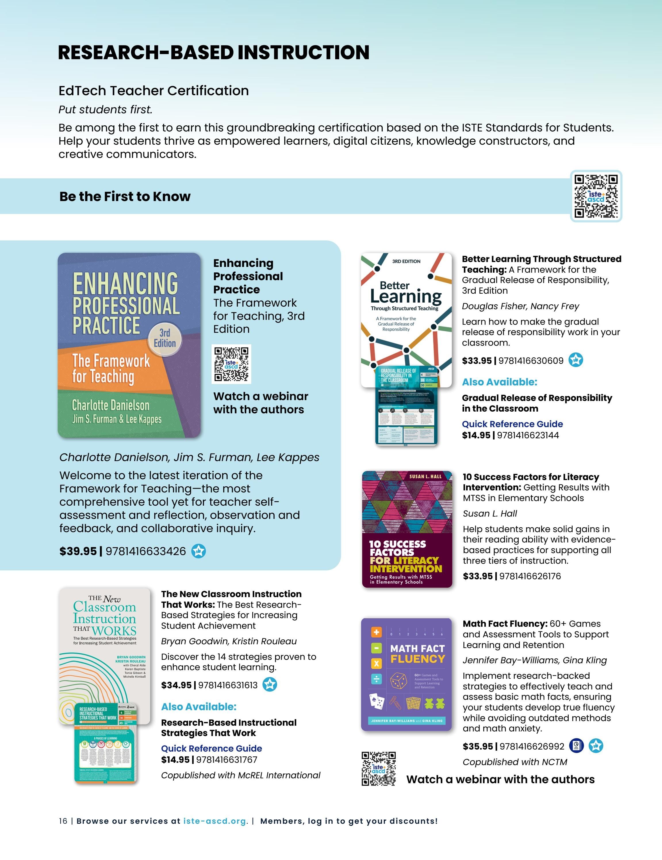 ISTE+ASCD Winter Education Catalog Weekly Ad January 1 - December 31, 2026