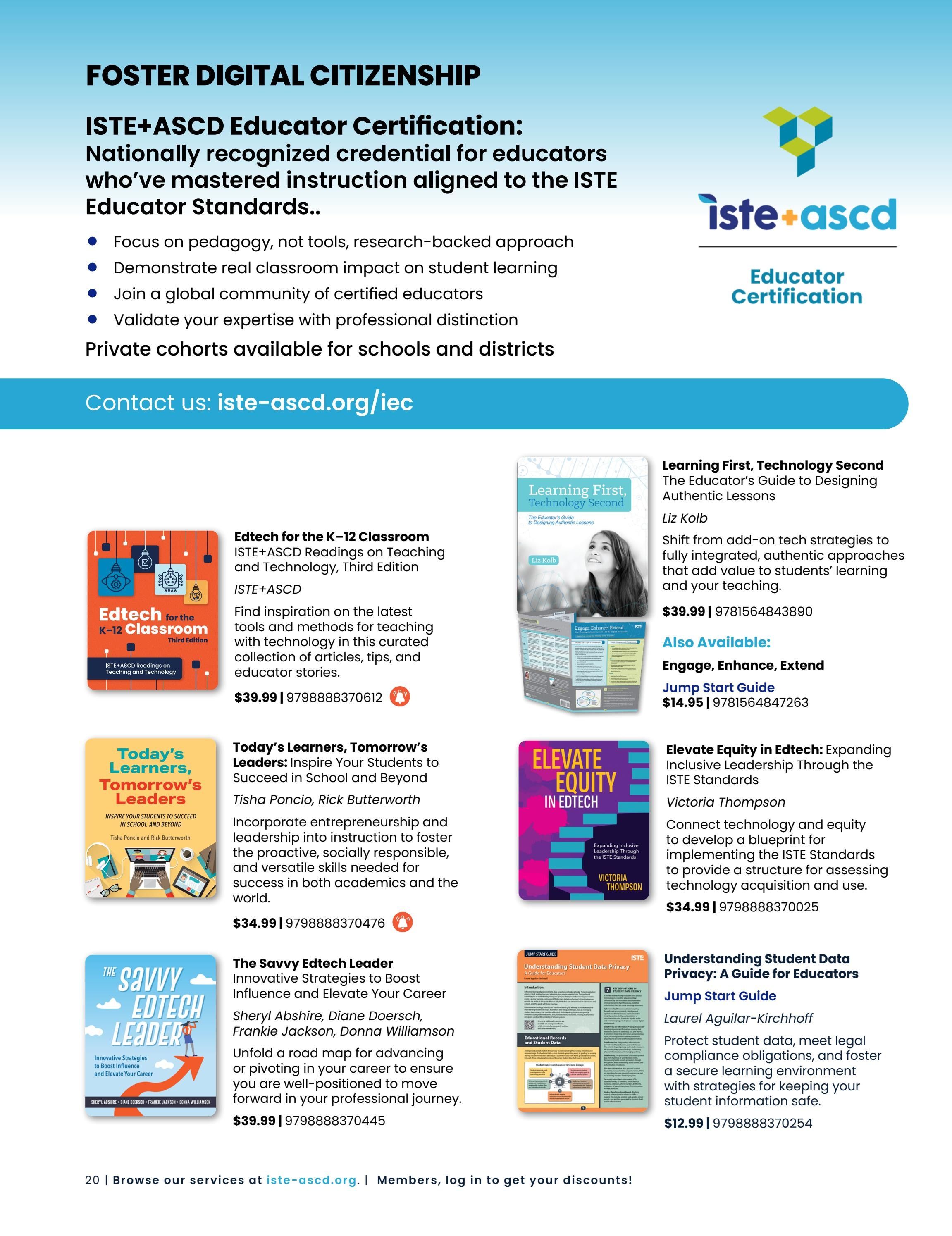 ISTE+ASCD Winter Education Catalog Weekly Ad January 1 - December 31, 2026