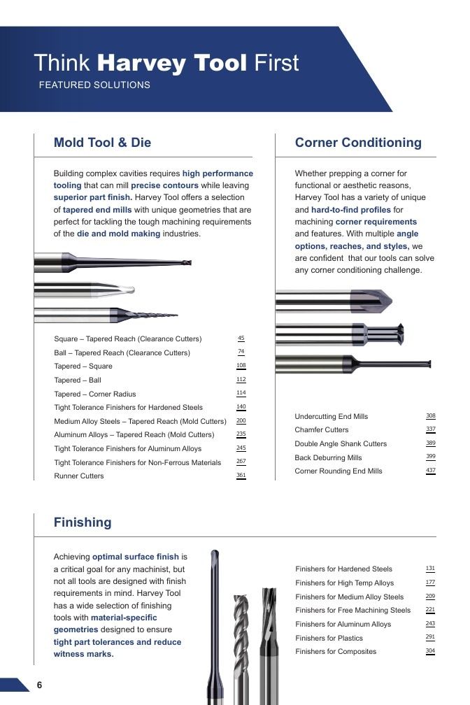 Harvey Tool Cutting Tools Catalog Weekly Ad January 1 - December 31, 2026