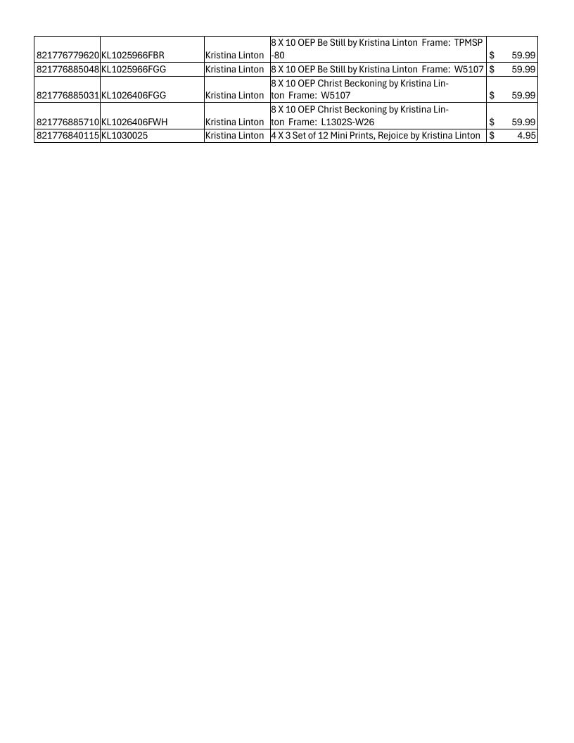 Havenlight Art Catalog Weekly Ad January 1 - December 31, 2026