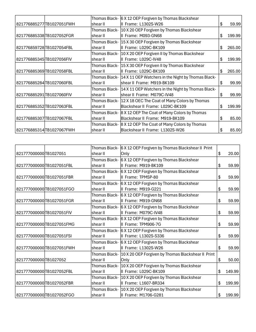 Havenlight Art Catalog Weekly Ad January 1 - December 31, 2026