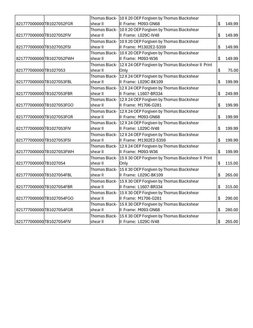 Havenlight Art Catalog Weekly Ad January 1 - December 31, 2026