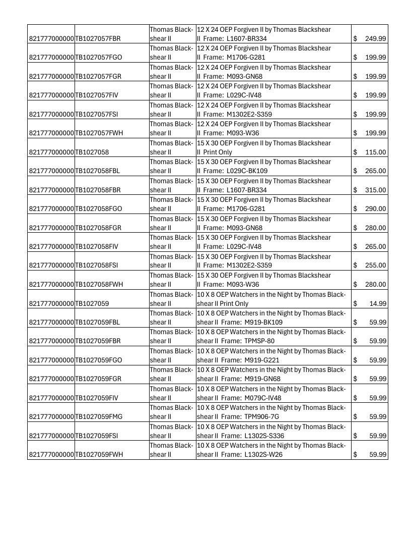 Havenlight Art Catalog Weekly Ad January 1 - December 31, 2026