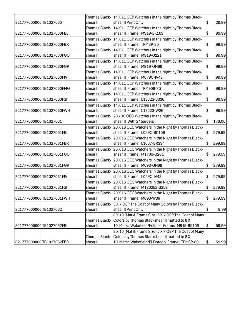 Havenlight Art Catalog Weekly Ad January 1 - December 31, 2026