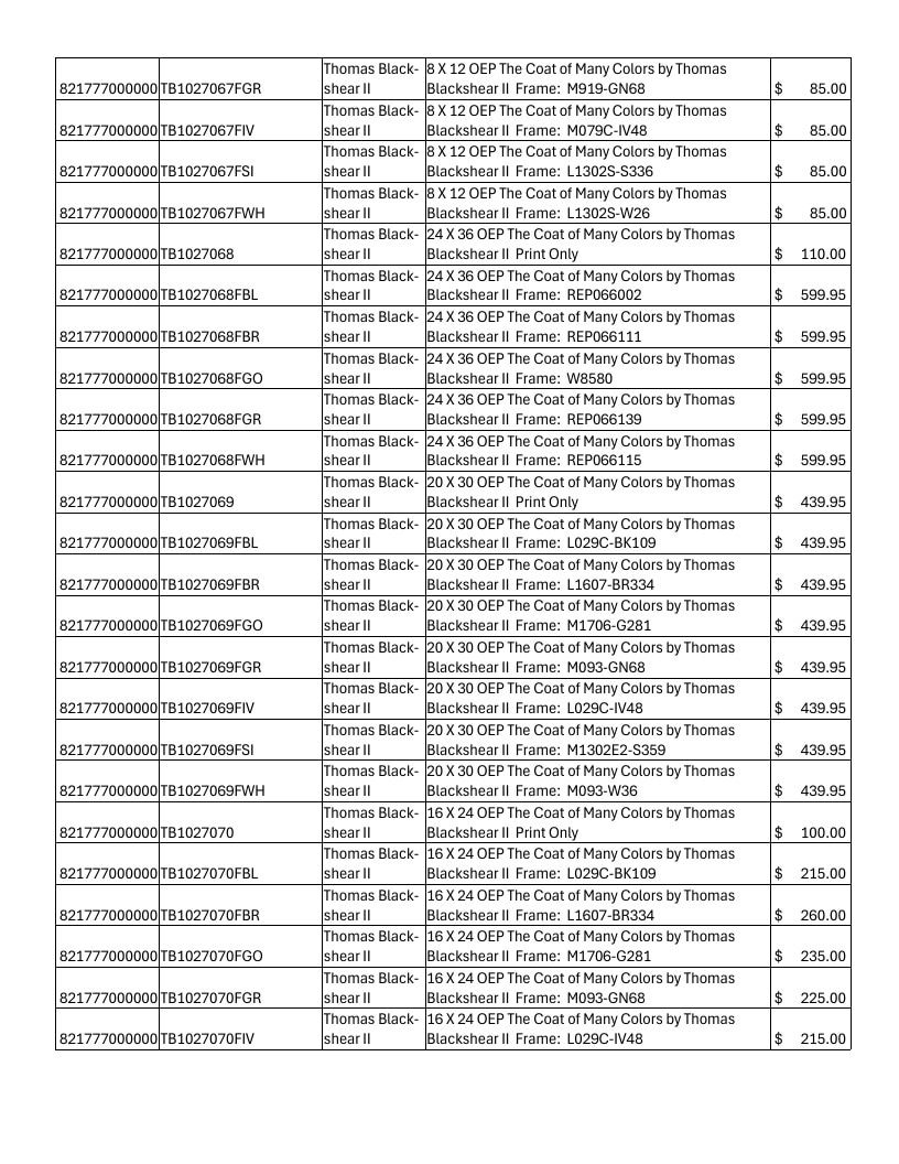 Havenlight Art Catalog Weekly Ad January 1 - December 31, 2026