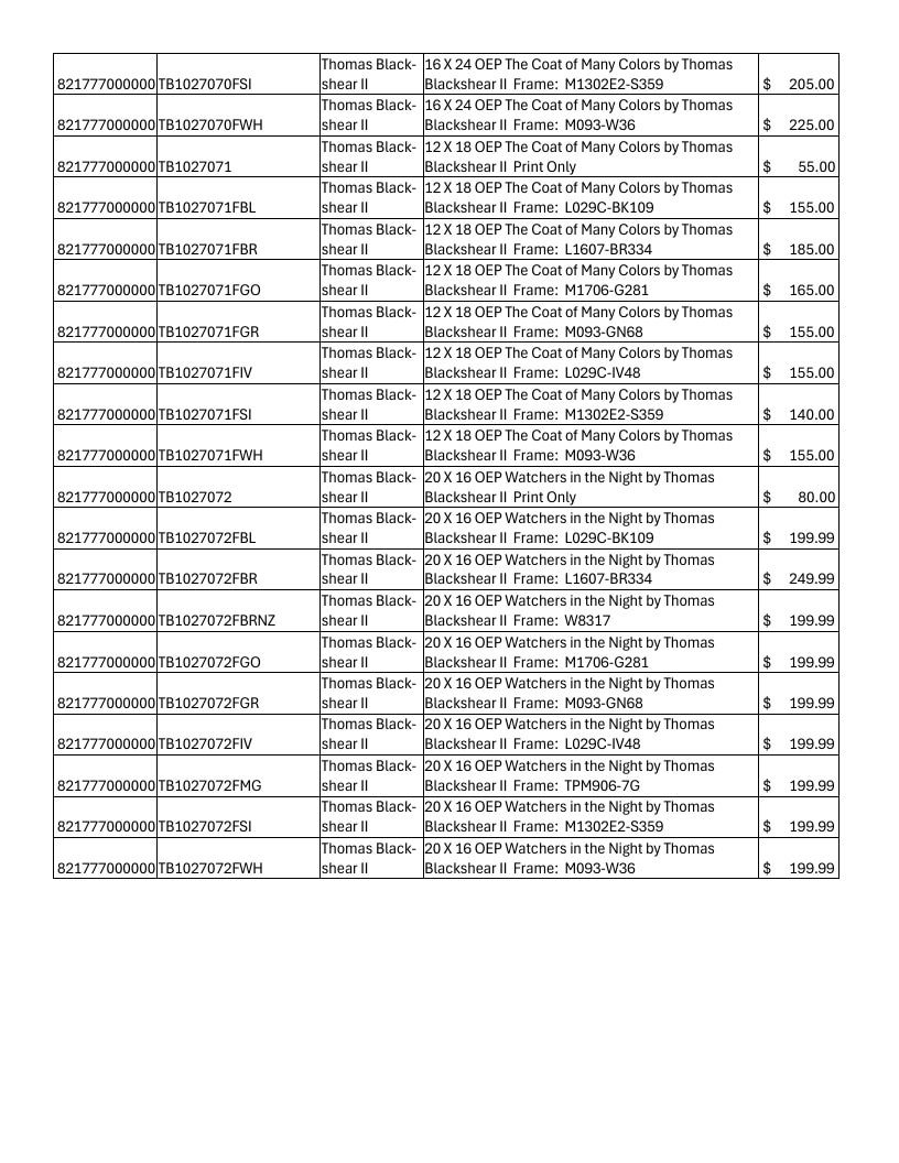 Havenlight Art Catalog Weekly Ad January 1 - December 31, 2026