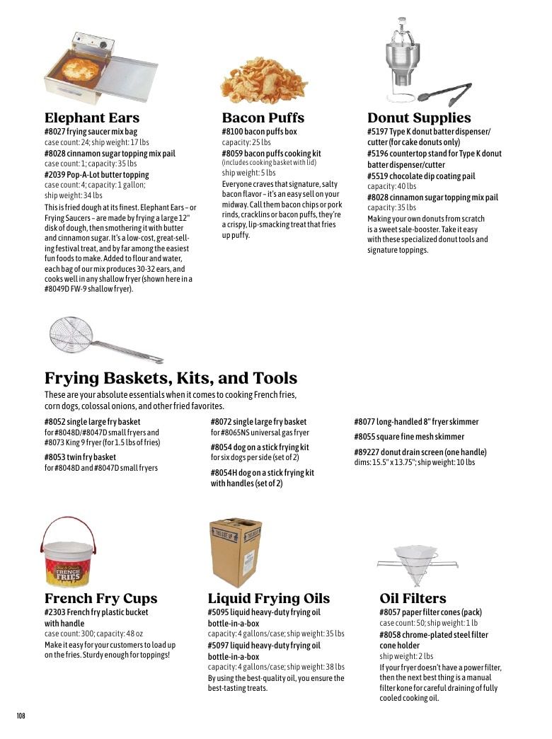 Gold Medal Products Concession Products Catalog Weekly Ad January 1 - December 31, 2026