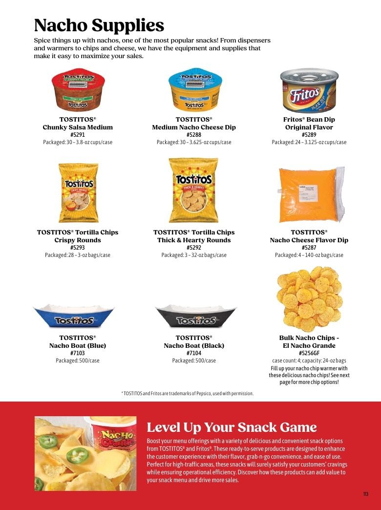 Gold Medal Products Concession Products Catalog Weekly Ad January 1 - December 31, 2026