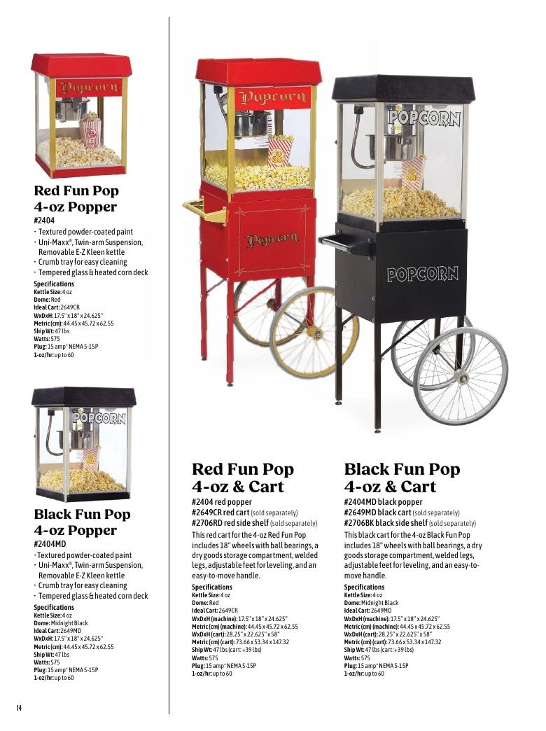 Gold Medal Products Concession Products Catalog Weekly Ad January 1 - December 31, 2026