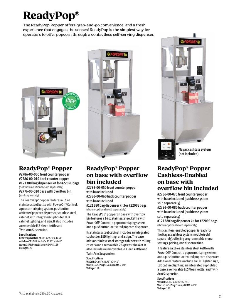 Gold Medal Products Concession Products Catalog Weekly Ad January 1 - December 31, 2026