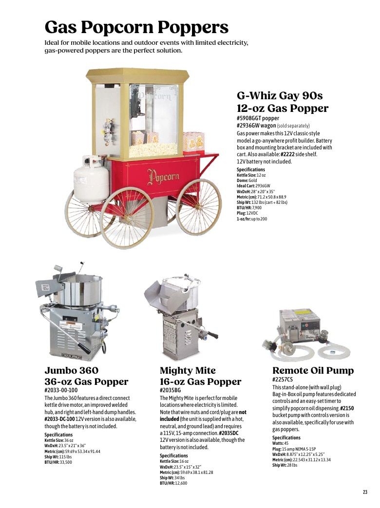 Gold Medal Products Concession Products Catalog Weekly Ad January 1 - December 31, 2026