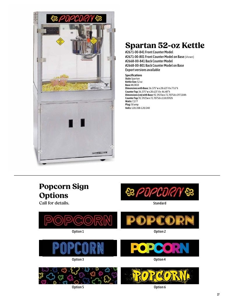 Gold Medal Products Concession Products Catalog Weekly Ad January 1 - December 31, 2026