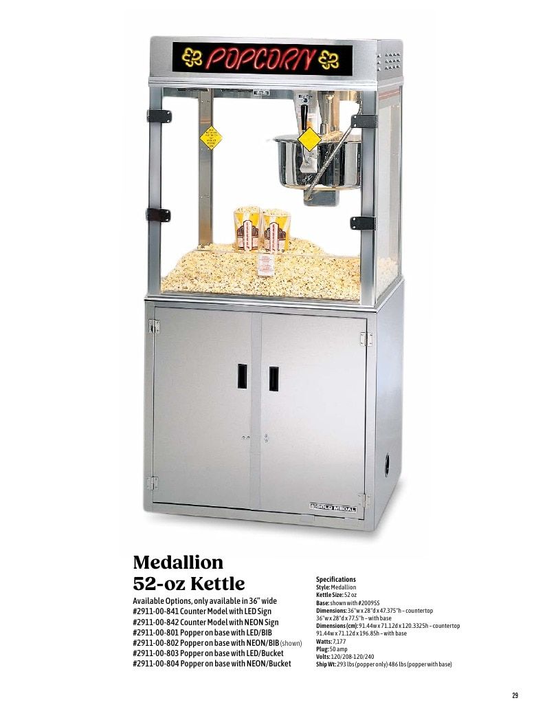 Gold Medal Products Concession Products Catalog Weekly Ad January 1 - December 31, 2026