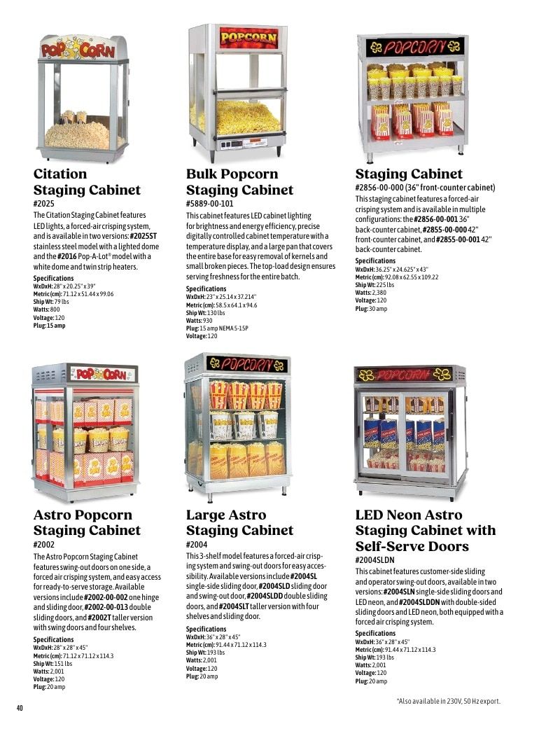 Gold Medal Products Concession Products Catalog Weekly Ad January 1 - December 31, 2026