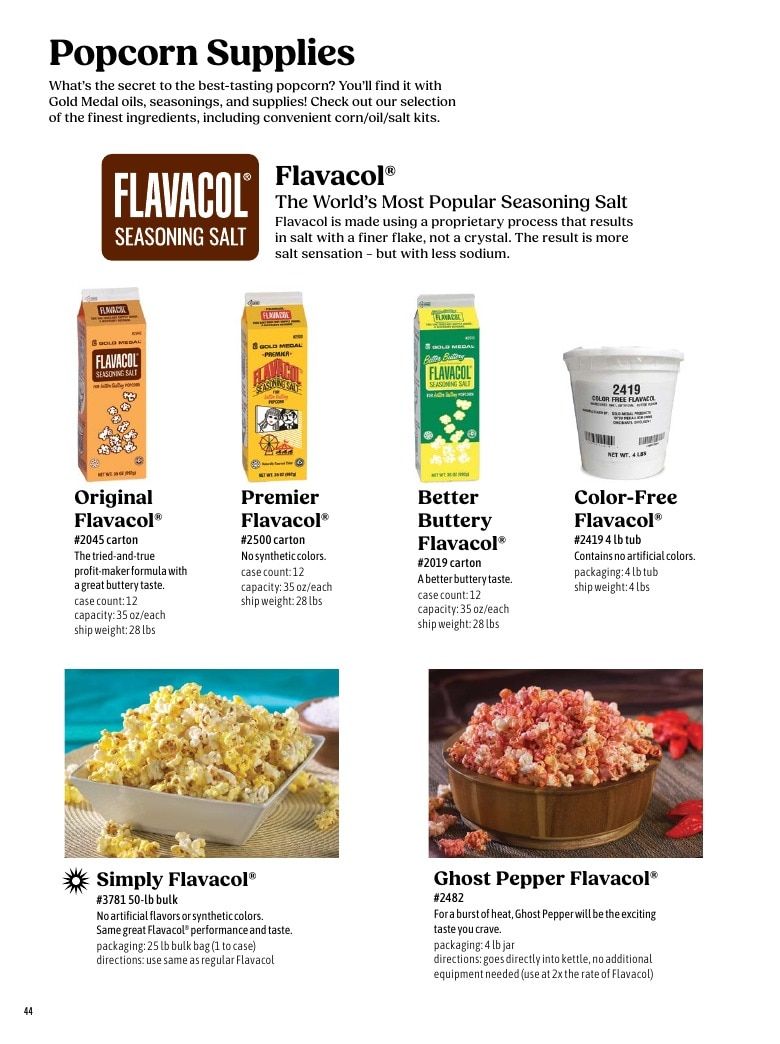 Gold Medal Products Concession Products Catalog Weekly Ad January 1 - December 31, 2026