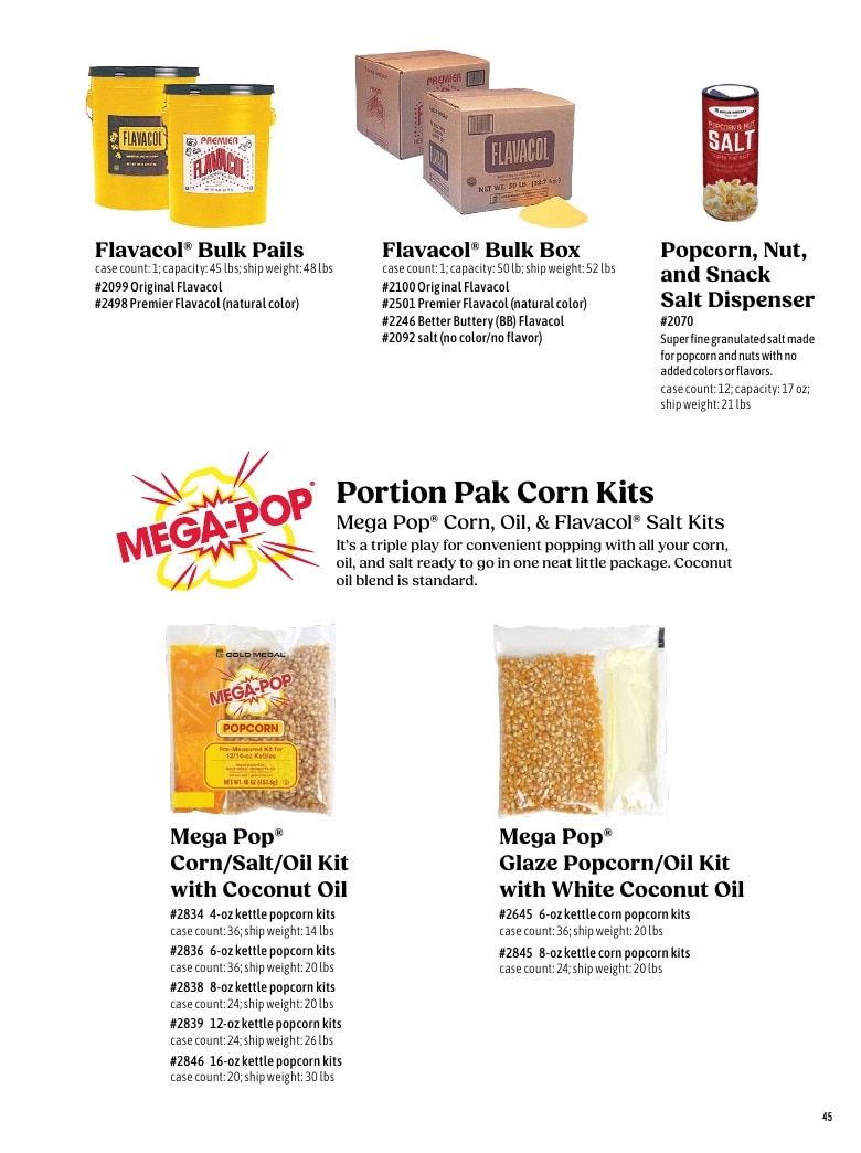 Gold Medal Products Concession Products Catalog Weekly Ad January 1 - December 31, 2026