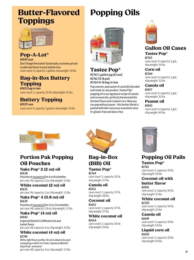 Gold Medal Products Concession Products Catalog Weekly Ad January 1 - December 31, 2026