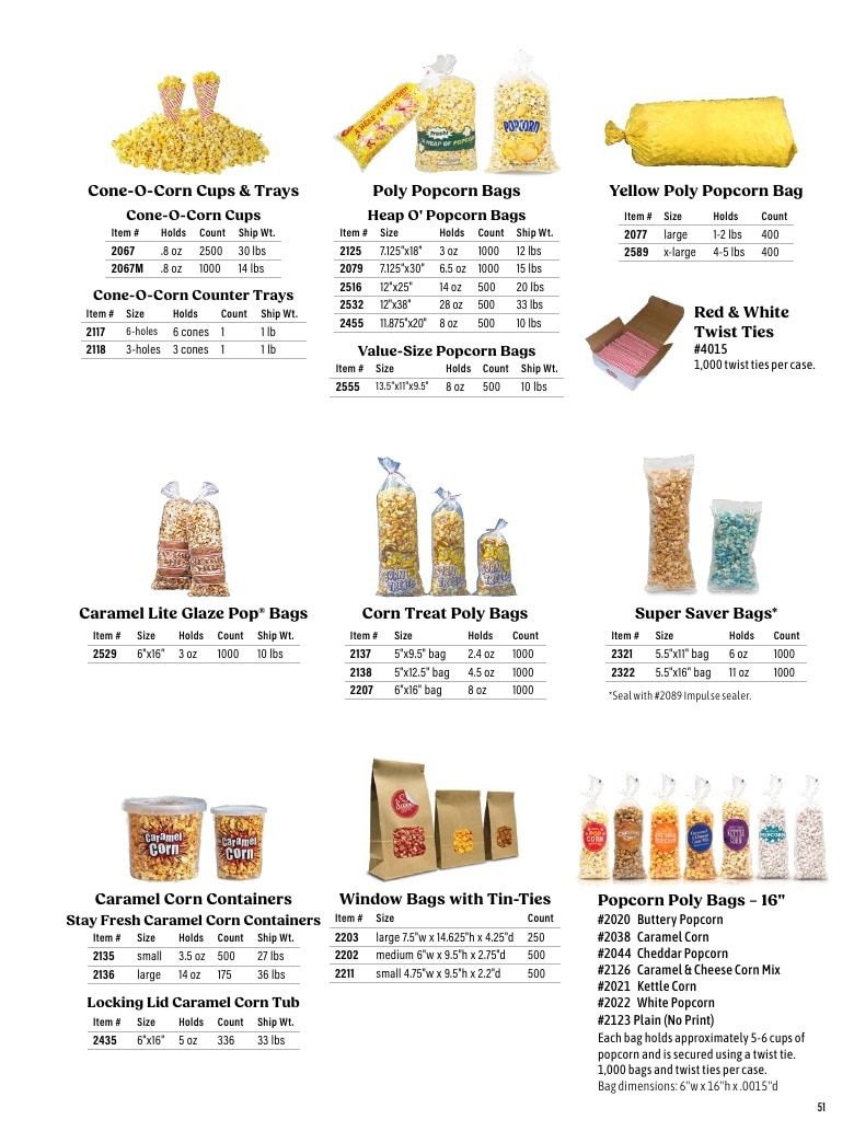 Gold Medal Products Concession Products Catalog Weekly Ad January 1 - December 31, 2026