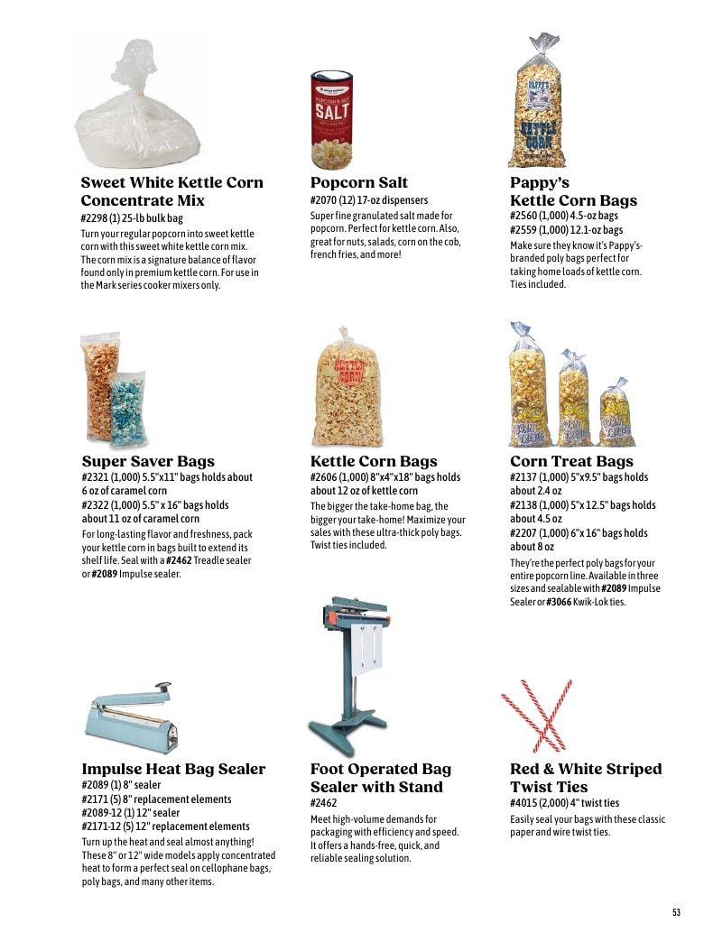Gold Medal Products Concession Products Catalog Weekly Ad January 1 - December 31, 2026